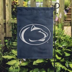 Penn State Nittany Lions Garden Flag - One Side Navy Blue, One Grey